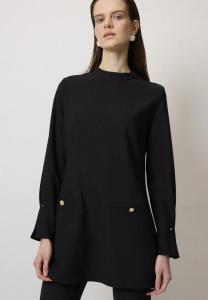 Блуза Touché Privé HIGH NECK, Black/Black