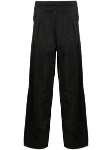 J.LAL прямые брюки с эластичным поясом, черный