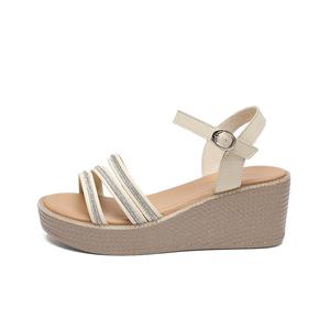 Сандалии с одним ремешком женские ZHR, Silver