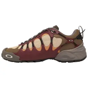 Oakley Кроссовки Brain Dead x Factory Team, нескользящие, износостойкие, низкие, повседневные, унисекс, красные, зеленые, белые