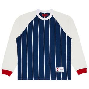 Топ Supreme Stripe Raglan Long-Sleeve Top, Navy
