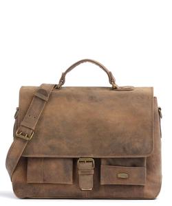 Портфель Antic 15 дюймов из матовой кожи Harold'S, коричневый