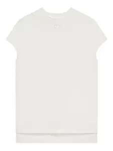 Футболка с логотипом Courrèges, белый