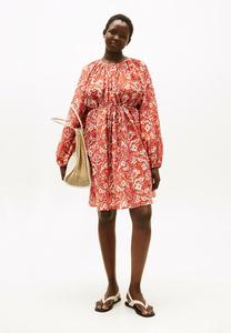 Платье Tommy Hilfiger Curve CURVE MINI , Tropical Floral Brilliant/Orange