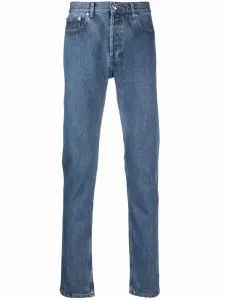 Прямые джинсы с заниженной талией A.P.C., синий