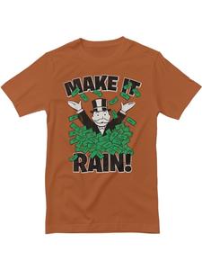 Футболка Monopoly Make It Rain T-Shirt оранжевого цвета Monopoly