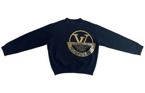 Толстовка женская Louis Vuitton, черный / золотой