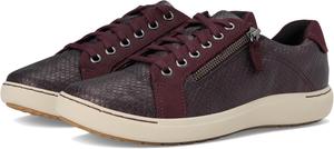 Женские кроссовки Clarks Nalle Lace, Wine Intrest Leather