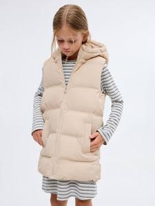 Детское платье с длинными рукавами в полоску из хлопкового материала Val Mango, Grey