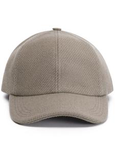 AMI Paris кепка с вышитым логотипом, коричневый