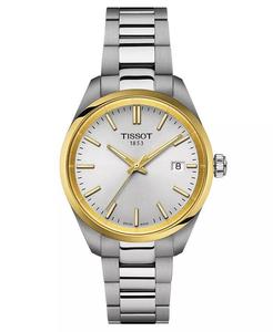 Часы унисекс Swiss PR 100 с браслетом из нержавеющей стали 34 мм Tissot