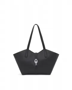 Средняя кожаная сумка через плечо Manifesto Tous, черный