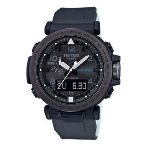 Часы CASIO Waterproof Sports Solar Powered Mens Black Analog/Digital Combo, черный