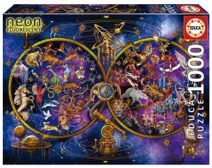 Educa, Пазл Созвездия (люминесцентный), 1000 шт.