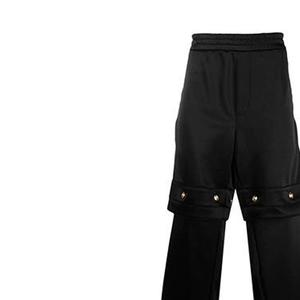 Повседневные брюки мужские черные VERSACE