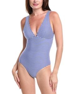 SEA LEVEL AUSTRALIA Varsity Longline Tri One-Piece, синий