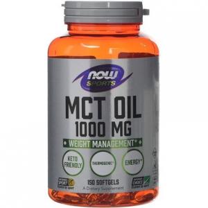 Now Foods, мягкие таблетки с маслом MCT, 1000 мг, 150 шт.