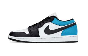 Jordan Баскетбольные кроссовки Air 1 Glacier Blue Balance Low Top Vintage унисекс сине-белого цвета