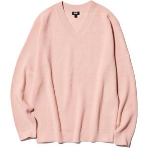 UNIQLO Джемпер мужской пастельно-розовый
