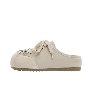 Circle small Тихие устойчивые к истиранию антибактериальные закрытые тапочки для женщин Ecru, цвет Ecru