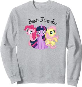 Толстовка My Little Pony: Friendship Is Magic Best Friends Squad Shot, серая