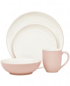 Набор посуды Colorwave из 4 предметов, на 1 персону Noritake, розовый