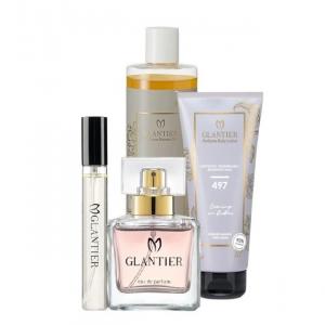 Glantier 497 - Женский набор [Духи + Духи + Масло + Бальзам]