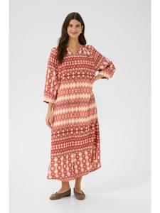 Платье CRTiah свободного кроя в этническом геометрическом стиле Pale Cream