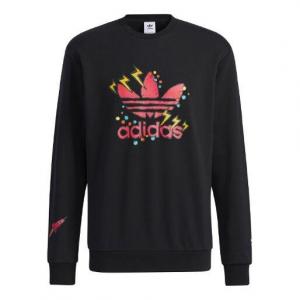 Толстовка adidas originals Fangtastic Series Disney Mickey Printing Sports Round Neck Pullover Black, черный
