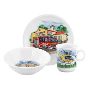 Детский набор посуды Компактный детский набор посуды Blaulicht, 3 предмета, разноцветный Seltmann Weiden, Bunt