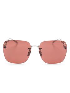 Солнцезащитные очки 1923SA Gucci Eyewear, серебряный