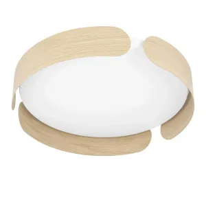 Потолочный светильник со встроенным светодиодом Valcasotto Eglo, древесина