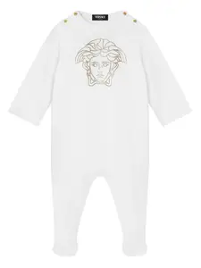 Пижама с декором Medusa Versace Kids, белый