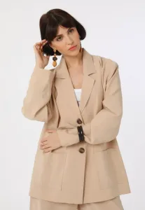 Эксклюзивное короткое пальто refka Modanisa, Light Brown