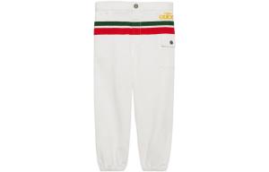 Брюки детские Gucci, белый / красный / зеленый