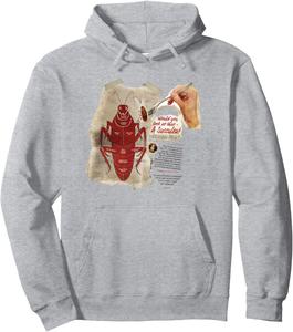 Худи Fallout - Ludroch в стиле ретро, серый