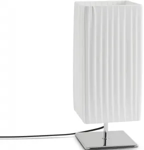 Лампа настольная Paco Home Kirsten, серебряный / белый