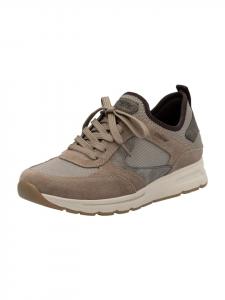 Rieker Спортивные кроссовки на шнуровке бежевого цвета