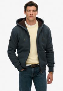 Толстовка Superdry & Co Zip-up sweatshirt, Dunkelgrau/Dark Grey