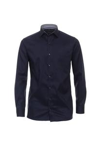 Деловая рубашка простого современного покроя Casamoda, синий