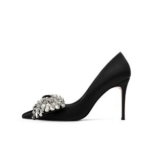 JOOC Туфли на тонком каблуке 9,5 см, женские, черные