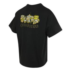 Футболка musical frogs tee 'black' Converse, черный