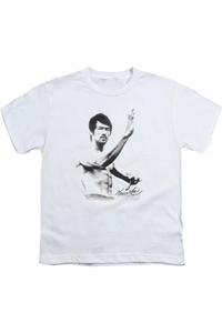 Футболка с коротким рукавом "Bruce Lee Serenity" для детей Gildan, белый
