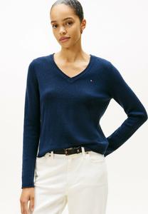 Джемпер Tommy Hilfiger V-NECK SOFT, Dark Night Navy/Dark Blue