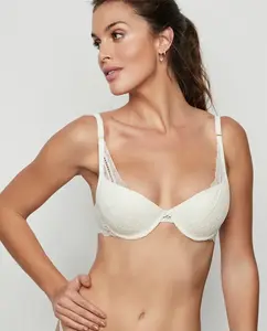 Бюстгальтер пуш-ап на косточках с глубоким вырезом Selmark, цвет Crudo