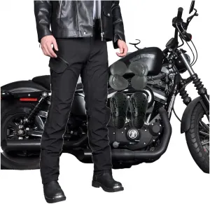 Мужские мотоциклетные брюки, усиленные брюки для мотокросса и внедорожных мотоциклов, с 4 защитными элементами, соответствующими стандарту CE, Black