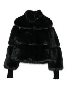 Куртка из искусственного меха Patrizia Pepe, черный