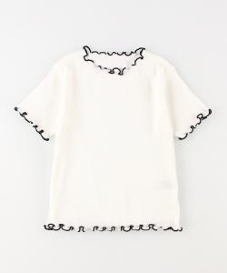 Футболка с коротким рукавом Mellow Frill, подобранная по цвету Comme Ca Ism, цвет White