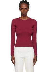 Flore Flore Футболка цвета бургундского макси