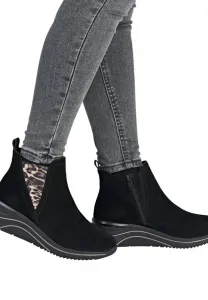 Ботильоны на танкетке «челси» Remonte, Noir